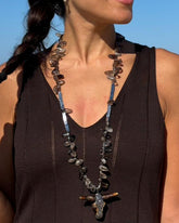 Grey Bull Necklace