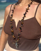 Brown Bull Necklace
