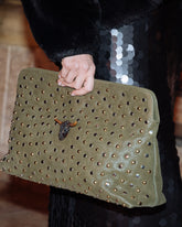 Essential Rock Studded Clutch