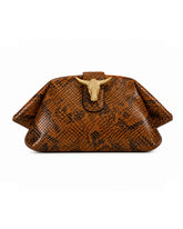 Brown Mini Nightfall Clutch