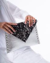 Luxe Leather Couture Clutch