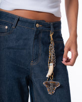 Silver x Gold Bag Charm