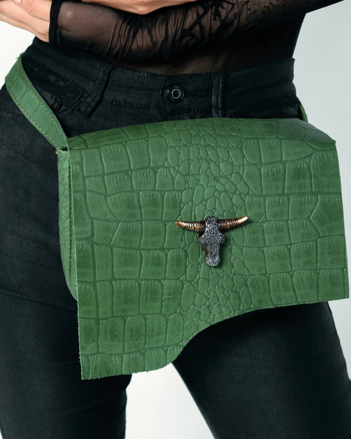 Croco Waist Bag