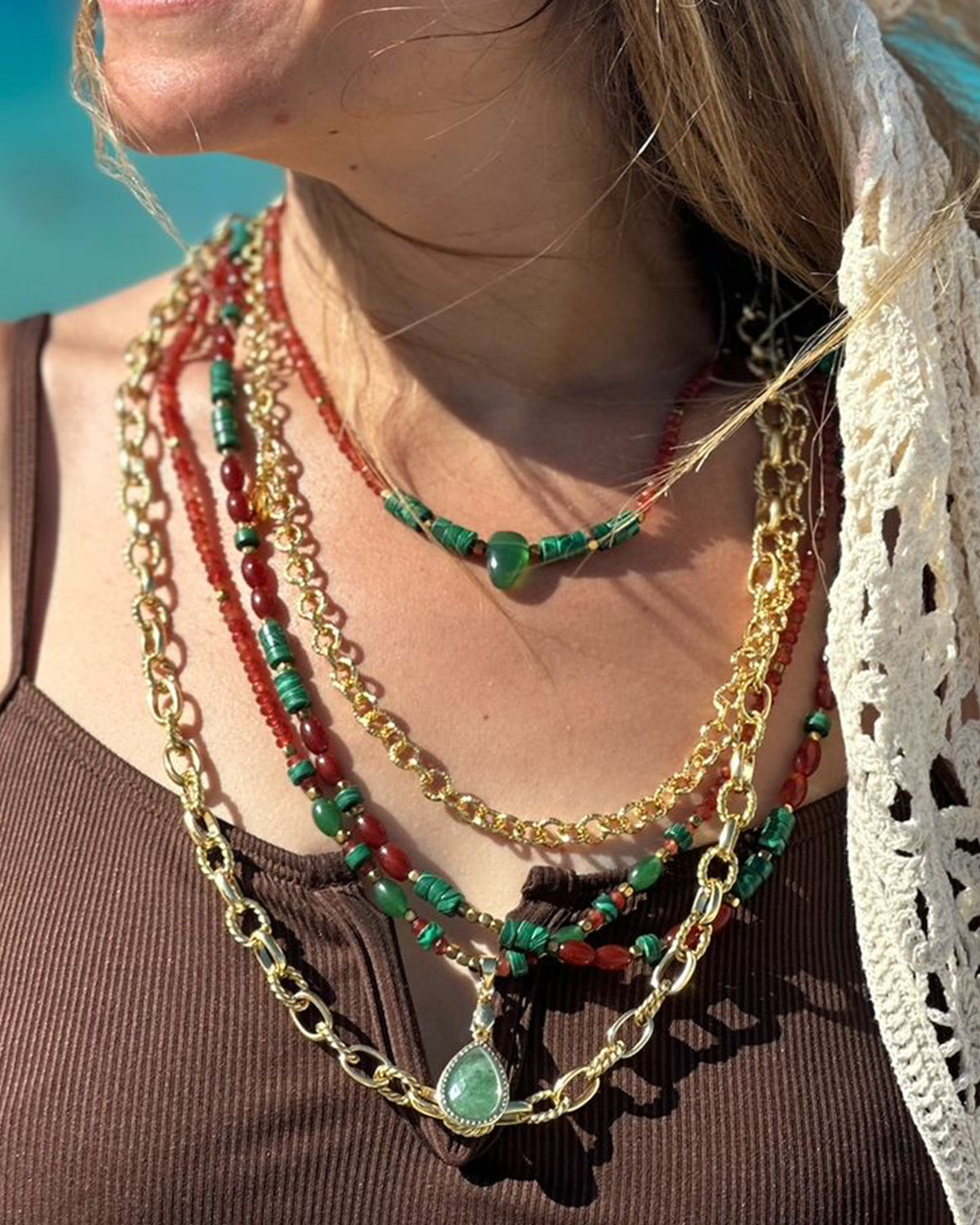 Green Necklace Set 0.2