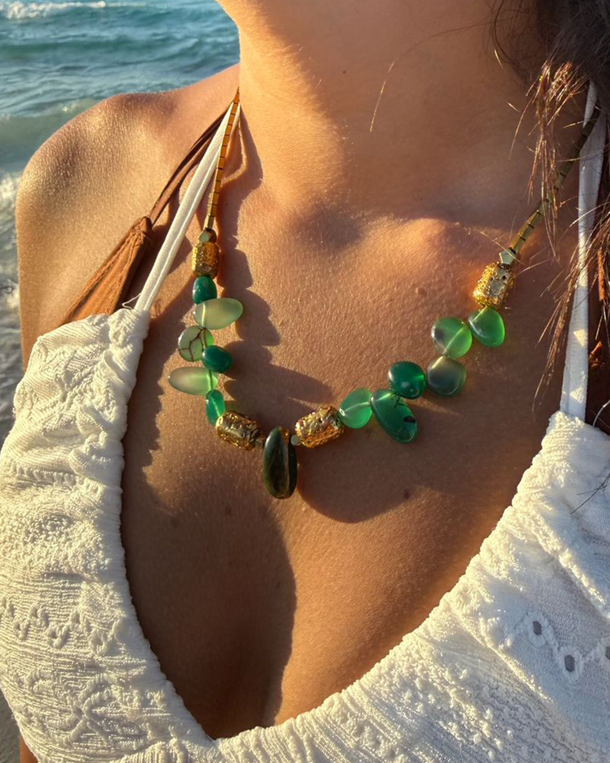 Green Stone Necklace