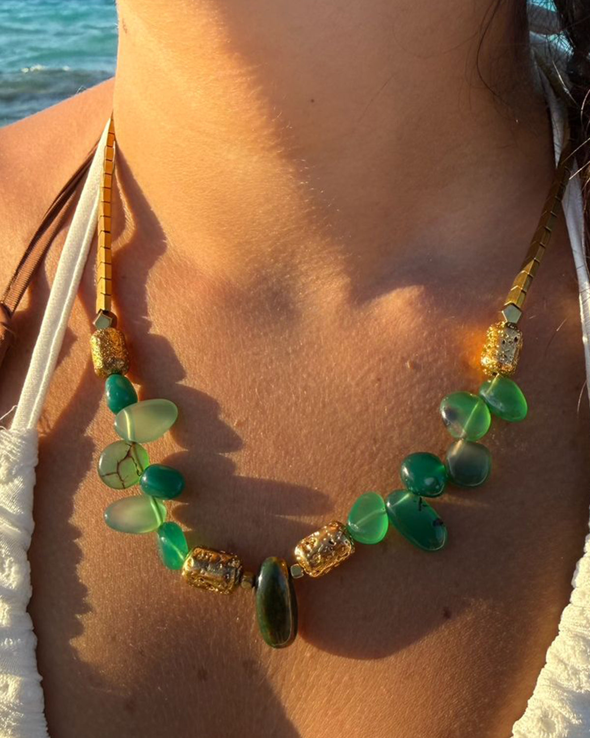 Green Stone Necklace