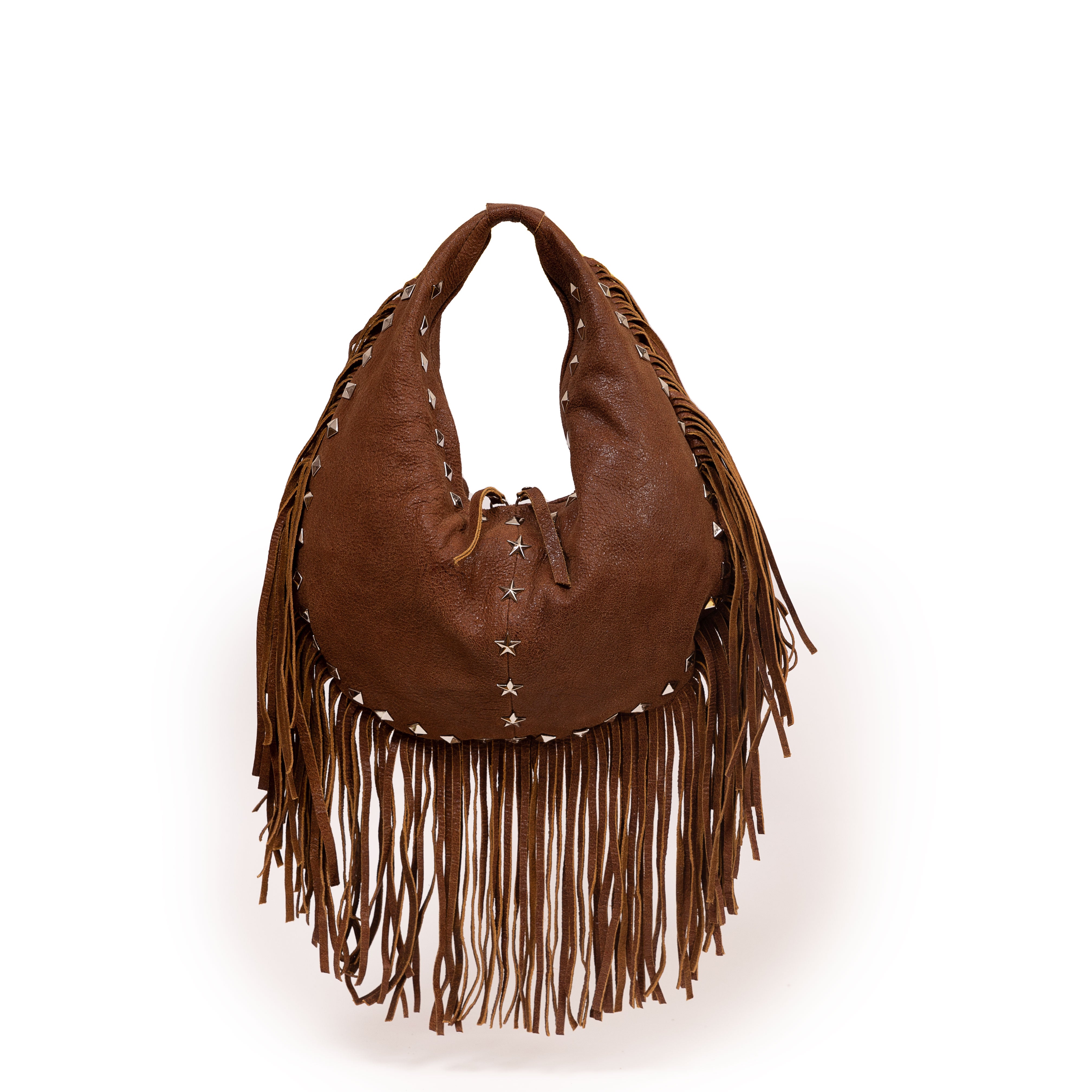 Crescent Texan Bag with Fringes