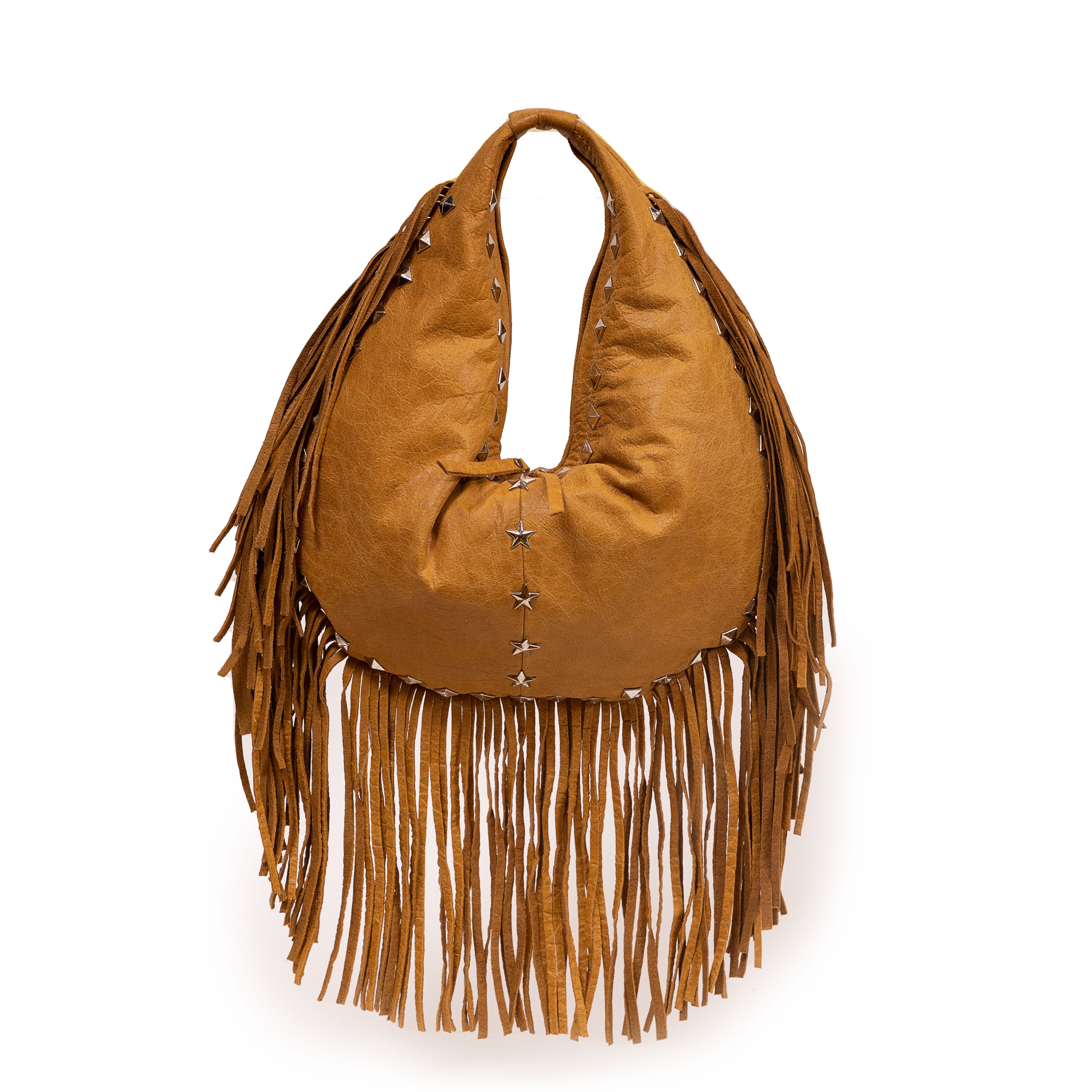 Crescent Texan Bag with Fringes