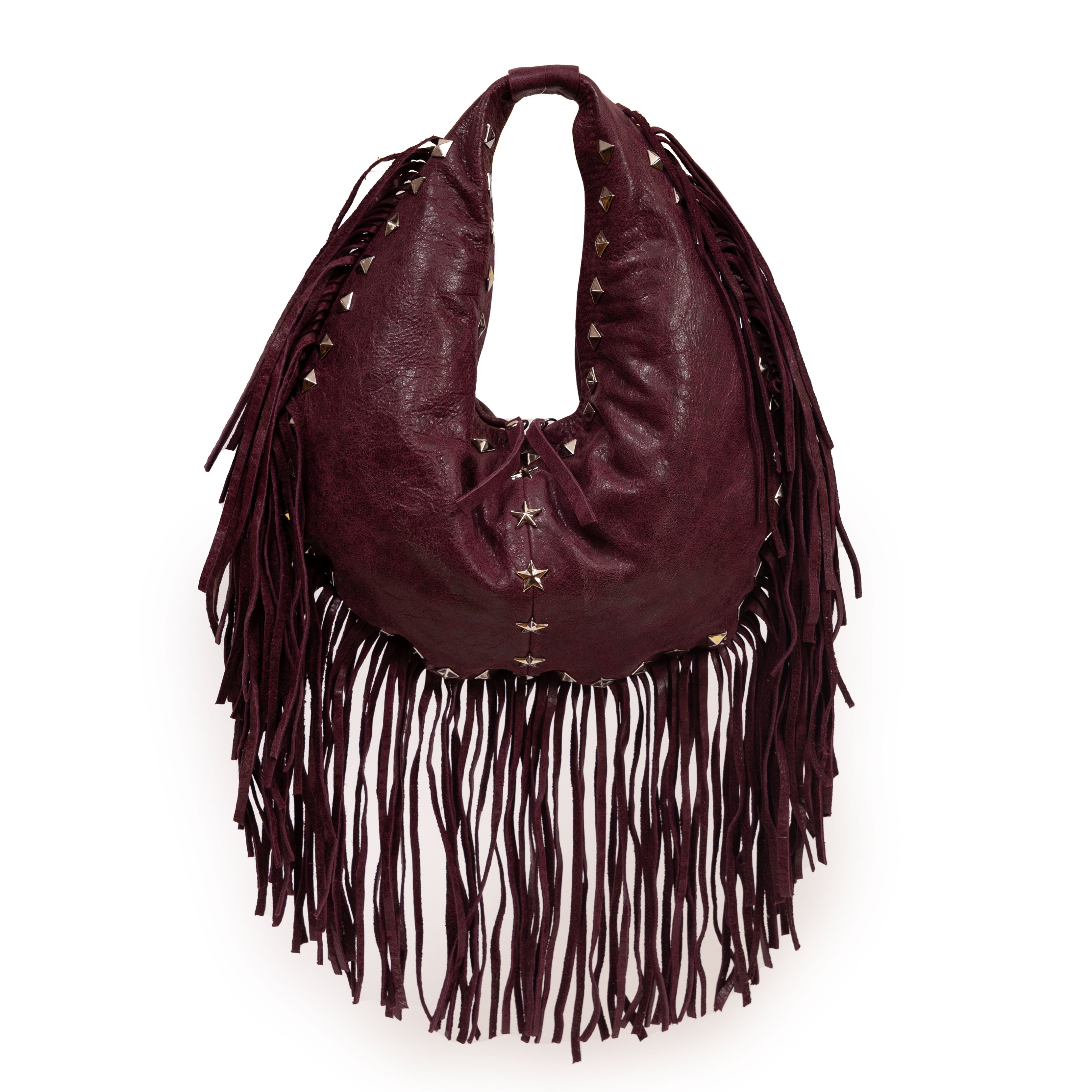 Crescent Texan Bag with Fringes