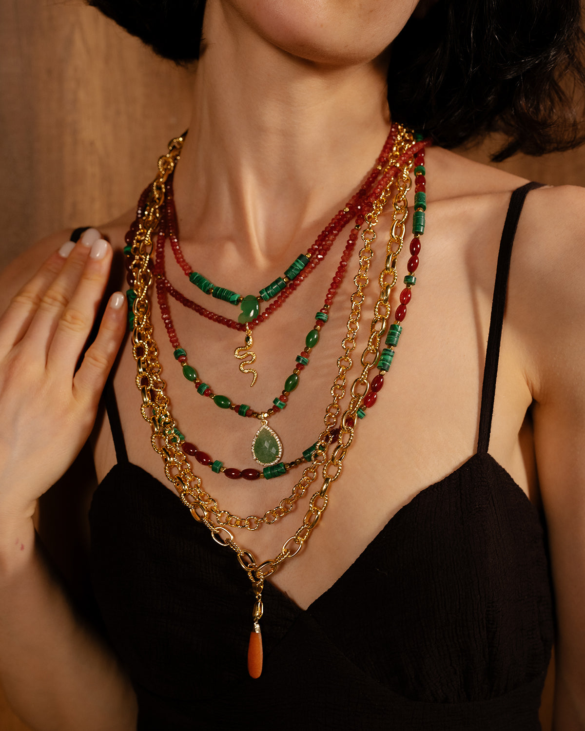 Green Necklace Set 0.2