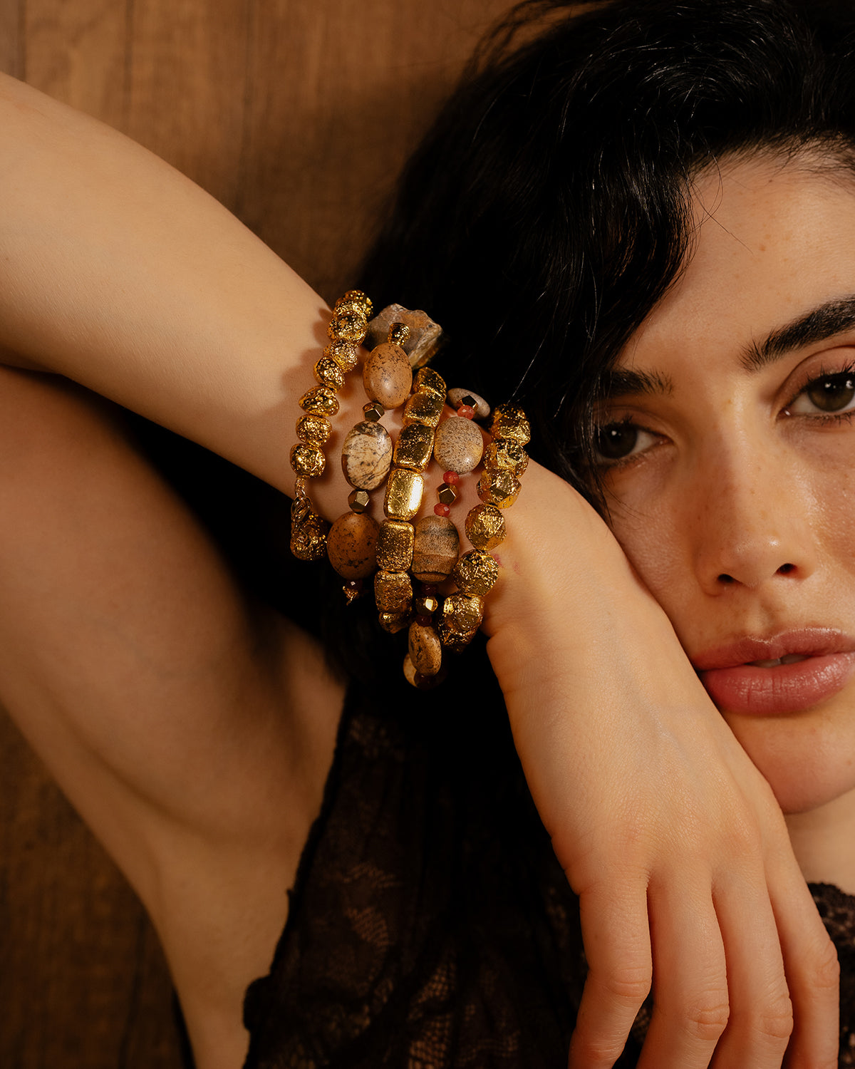 Wooden Bracelet Set